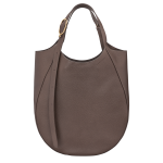Le Foulonné XL Tote bag / Taupe - Leather
