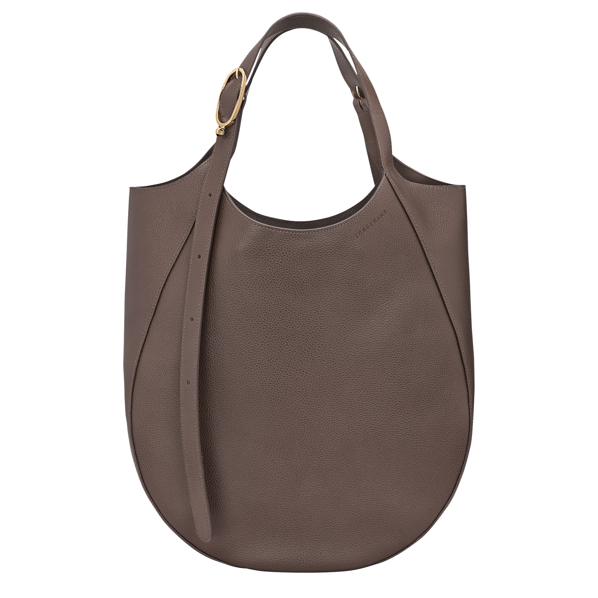 Le Foulonné XL Tote bag / Taupe - Leather