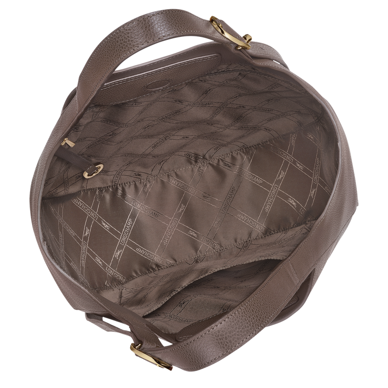 Le Foulonné XL Tote bag / Caper - Leather - Image 13