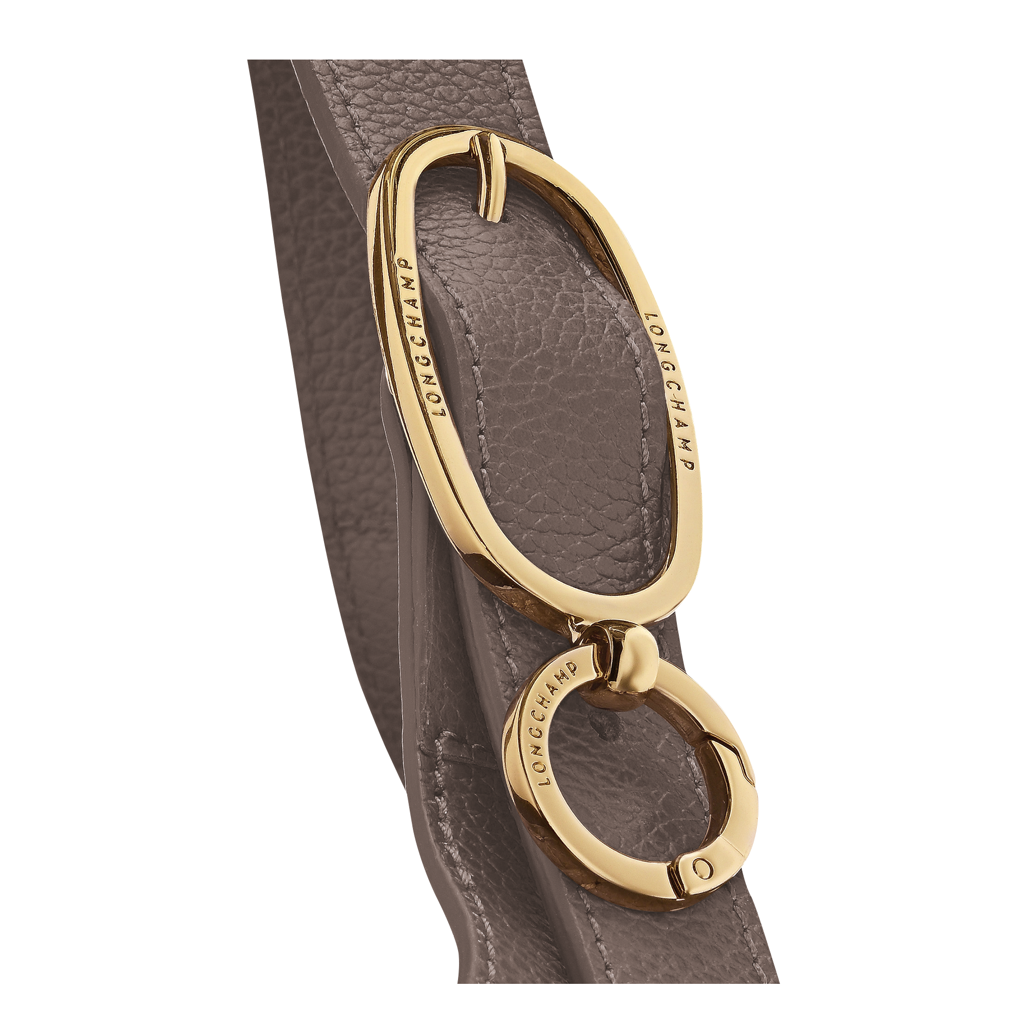 Le Foulonné XL Tote bag / Taupe - Leather - Image 7