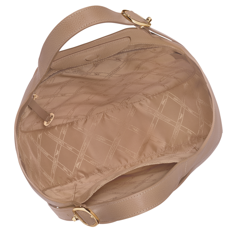 Le Foulonné XL Tote bag / Caper - Leather - Image 17