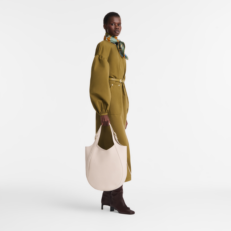 Le Foulonné XL Tote bag / Caper - Leather - Image 22