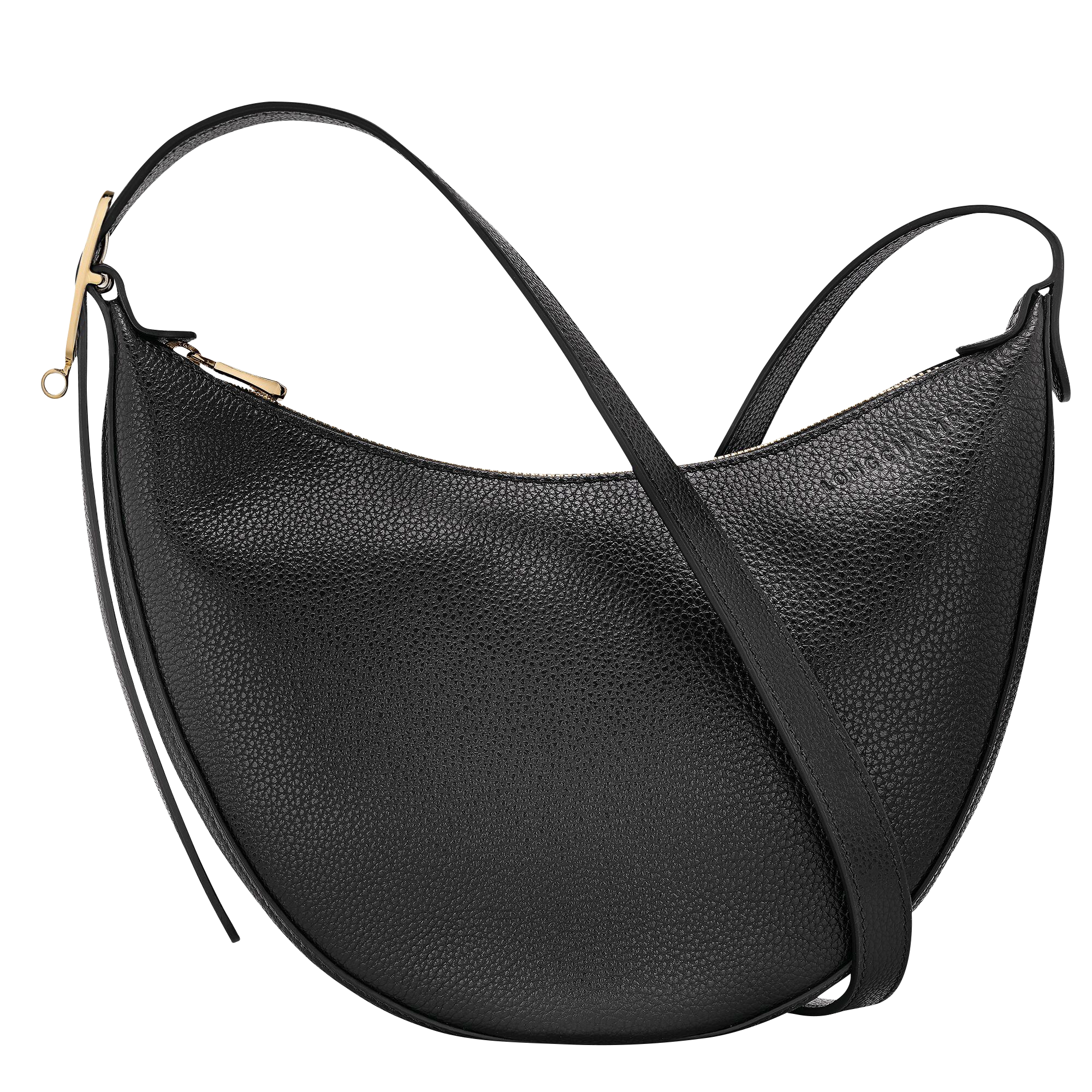 Le Foulonné S Crossbody bag / Black - Leather