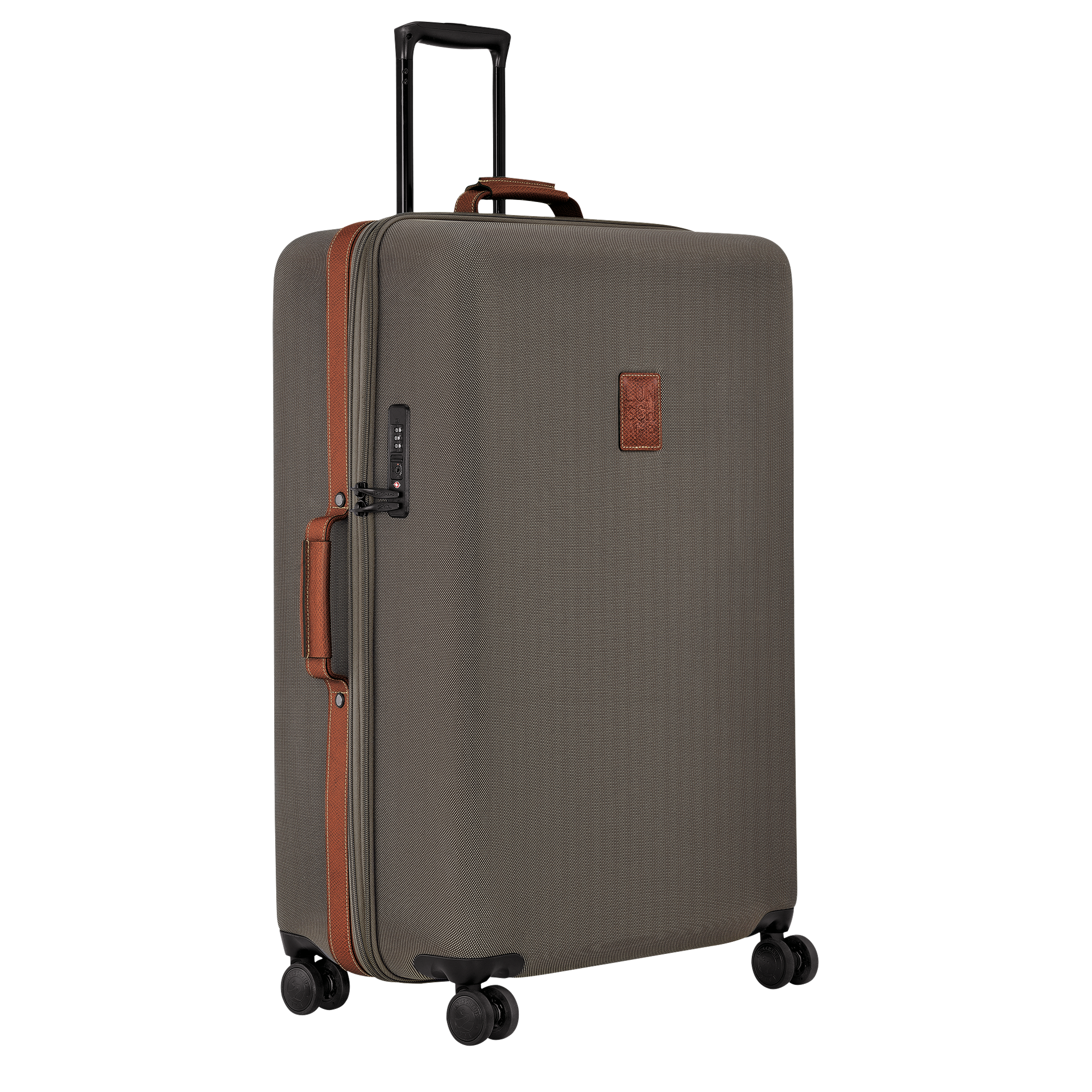 Boxford XL Suitcase / Brown - Recycled canvas - Image 3
