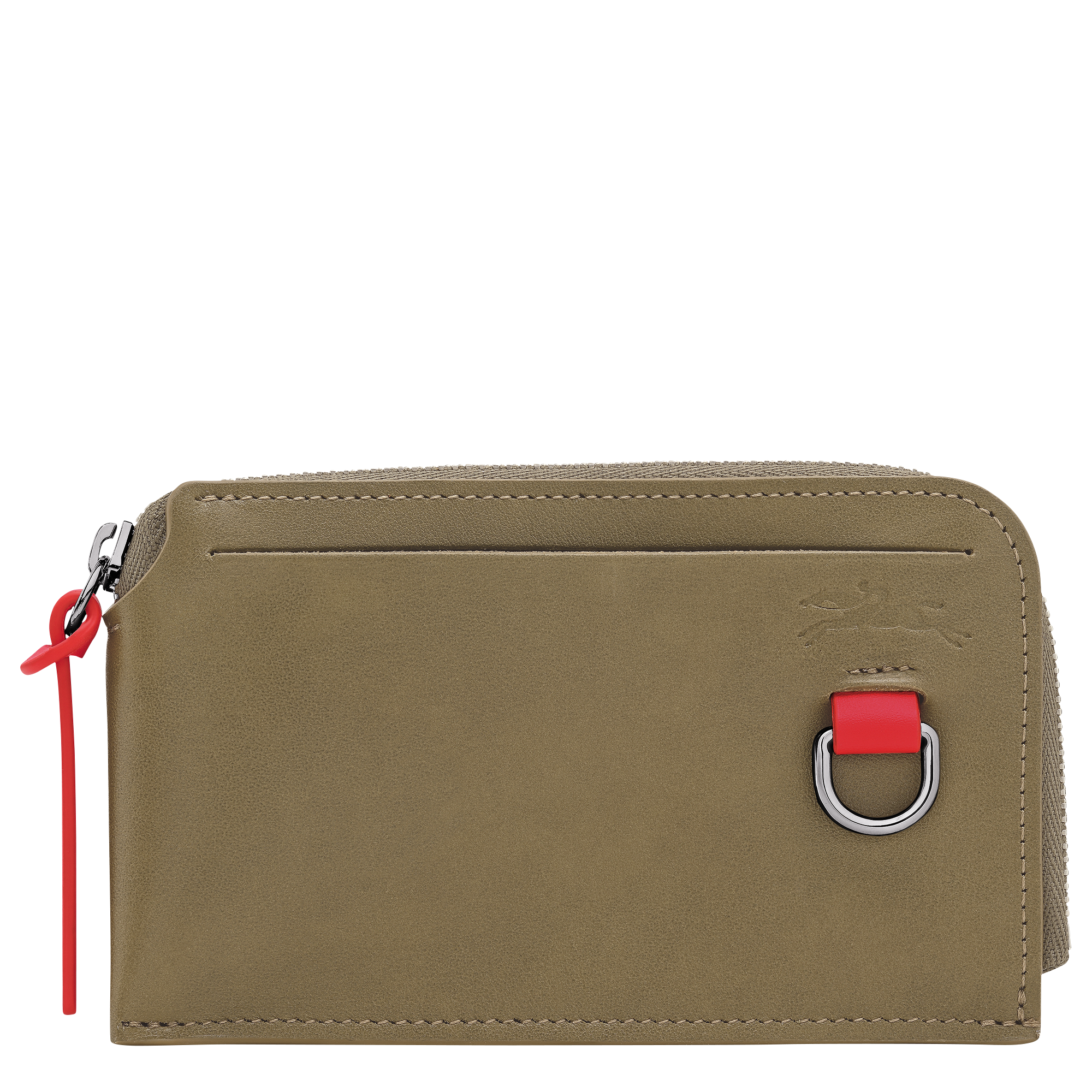 Longchamp Pocket Card holder / Olive - Leather