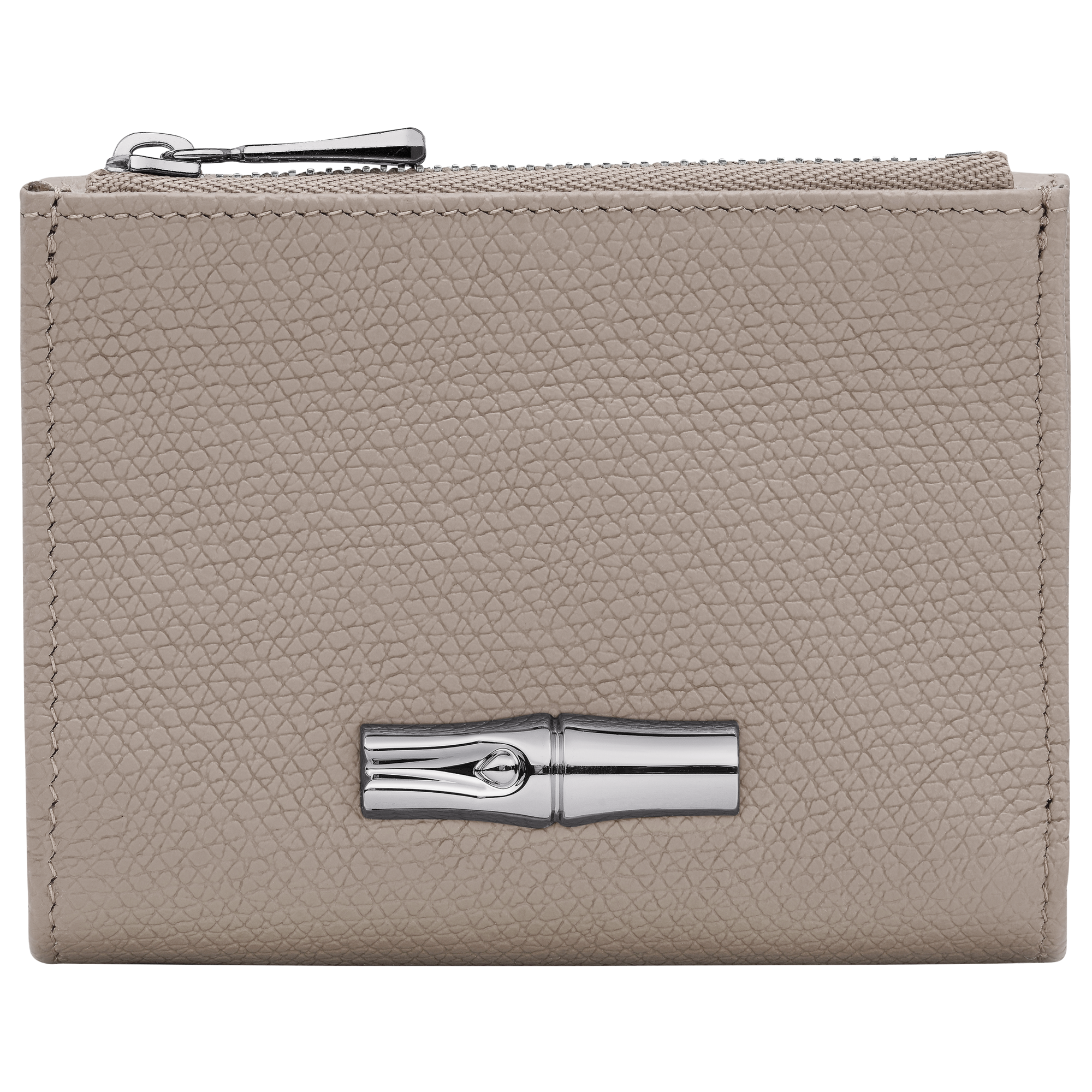 Le Roseau Compact wallet / Clay - Leather