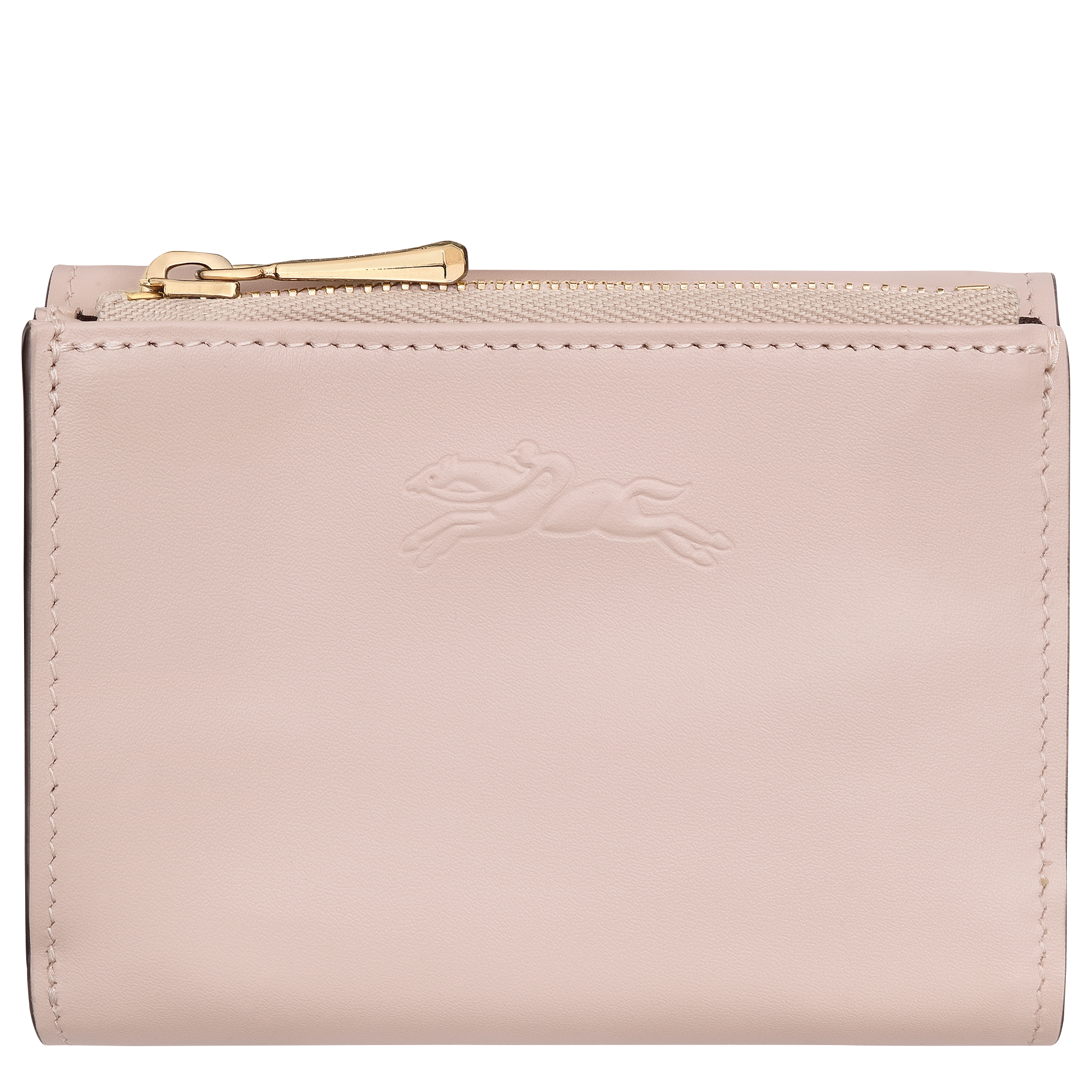 Épure Compact wallet / Petal Pink - Leather