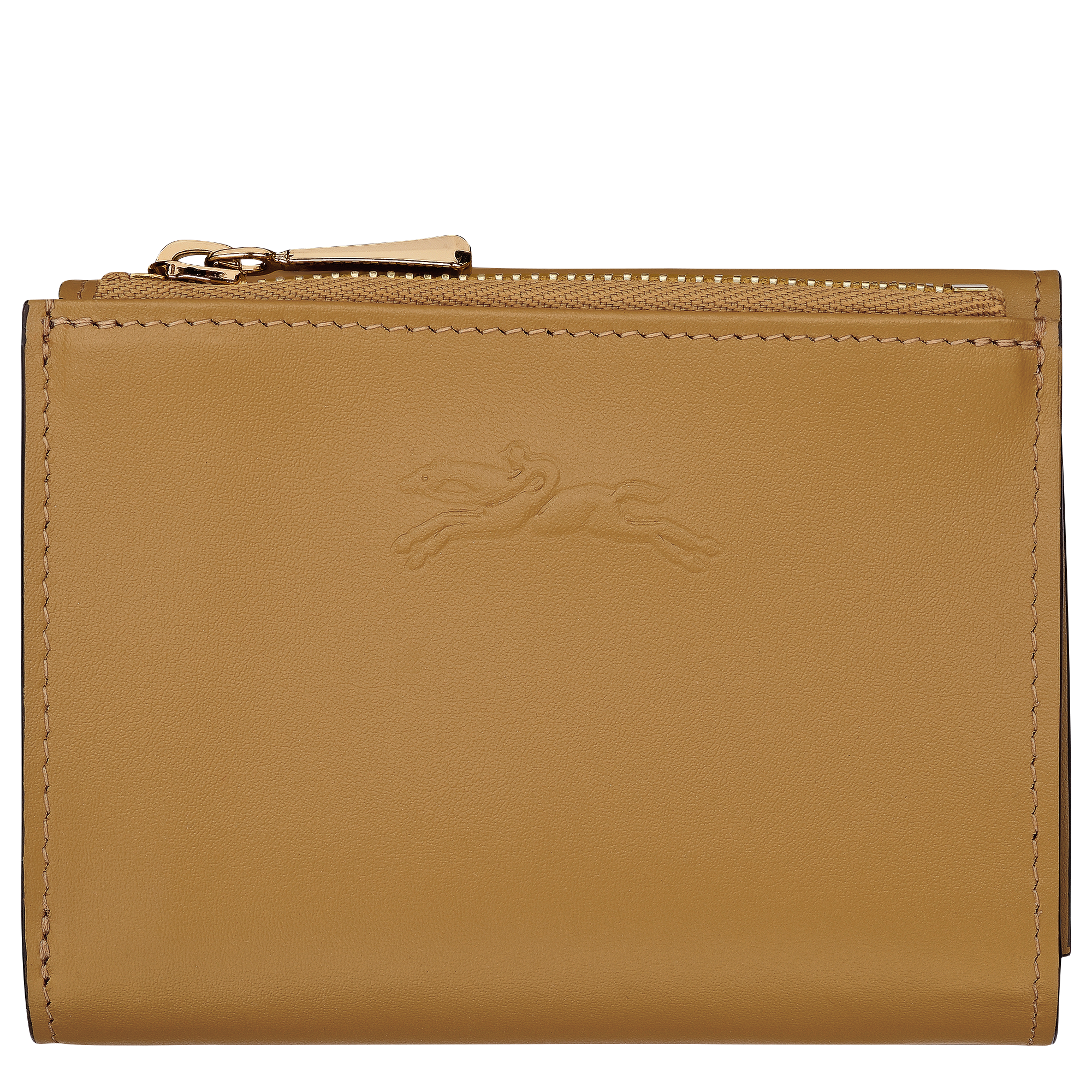 Épure Compact wallet / Nutmeg - Leather