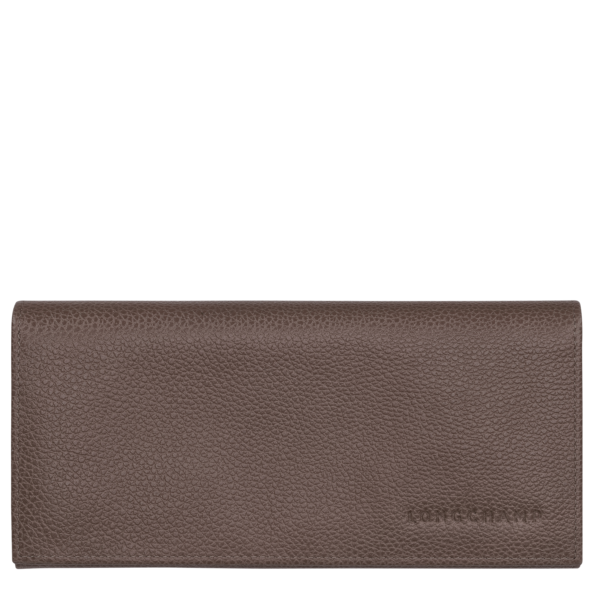 Le Foulonné Long continental wallet / Taupe - Leather