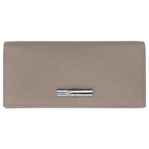 Le Roseau Long continental wallet / Clay - Leather