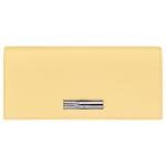 Le Roseau Long continental wallet / Yellow Chick - Leather