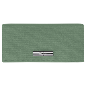 Le Roseau Long continental wallet / Oregano - Leather