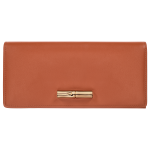 Le Roseau Long continental wallet / Bark - Leather