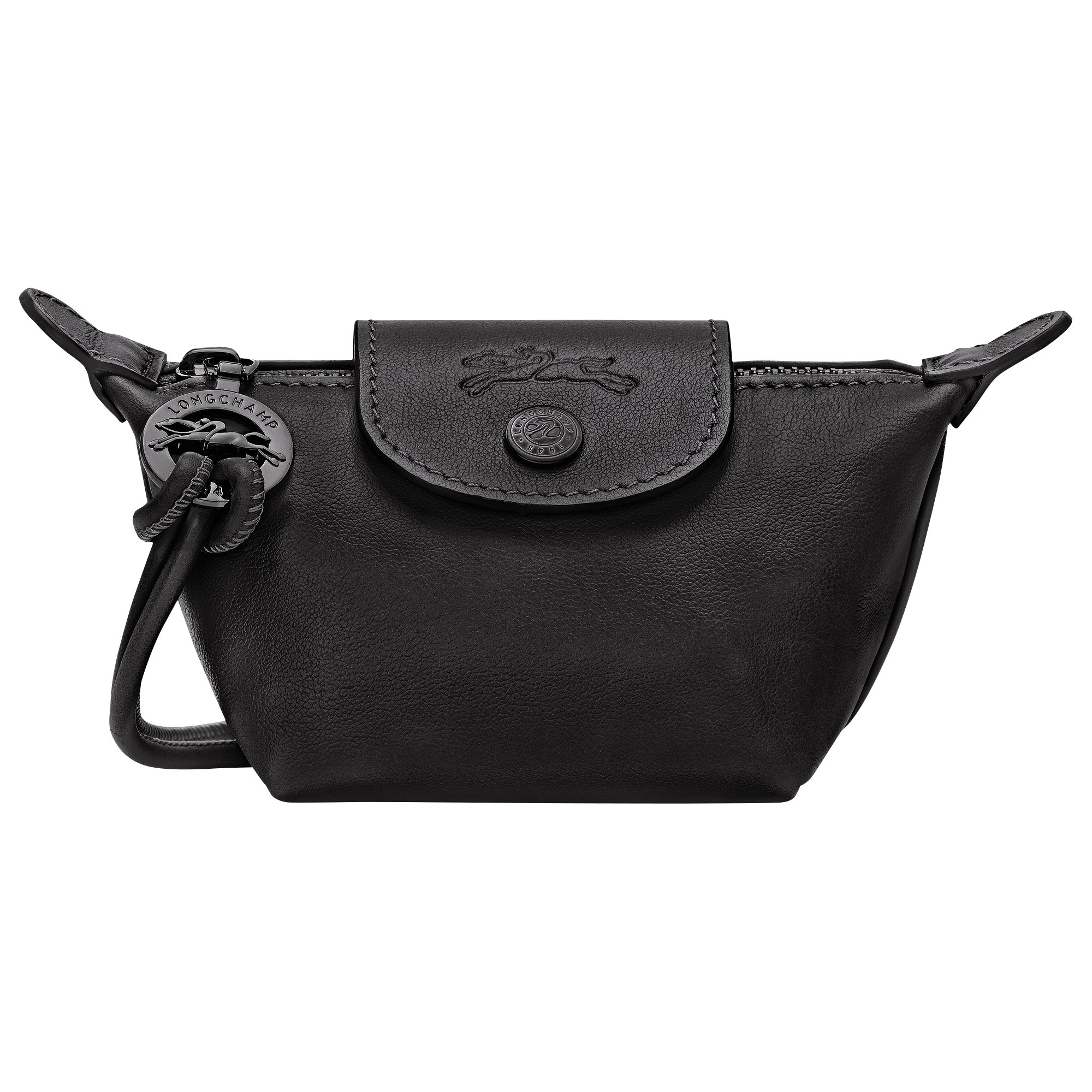 Le Pliage Xtra Coin purse / Black - Leather