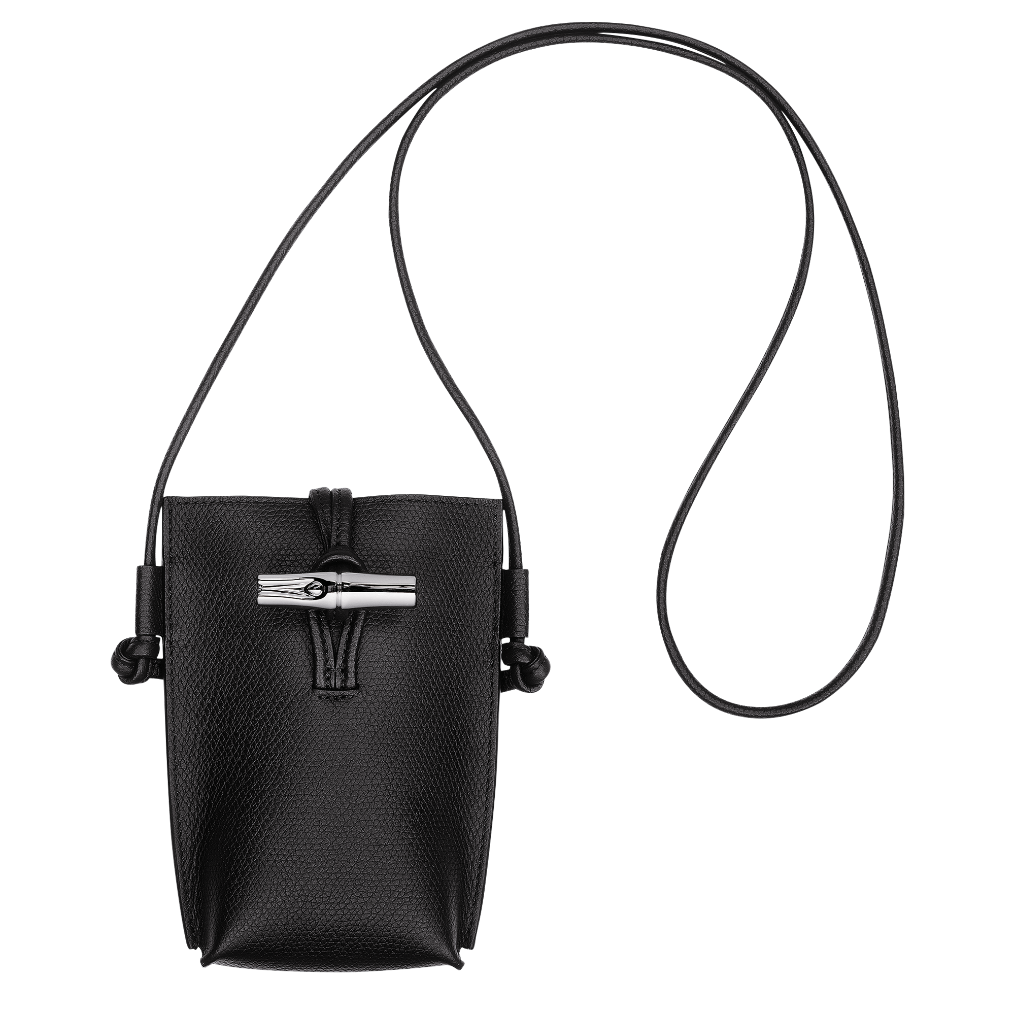 Le Roseau Phone case / Black - Leather