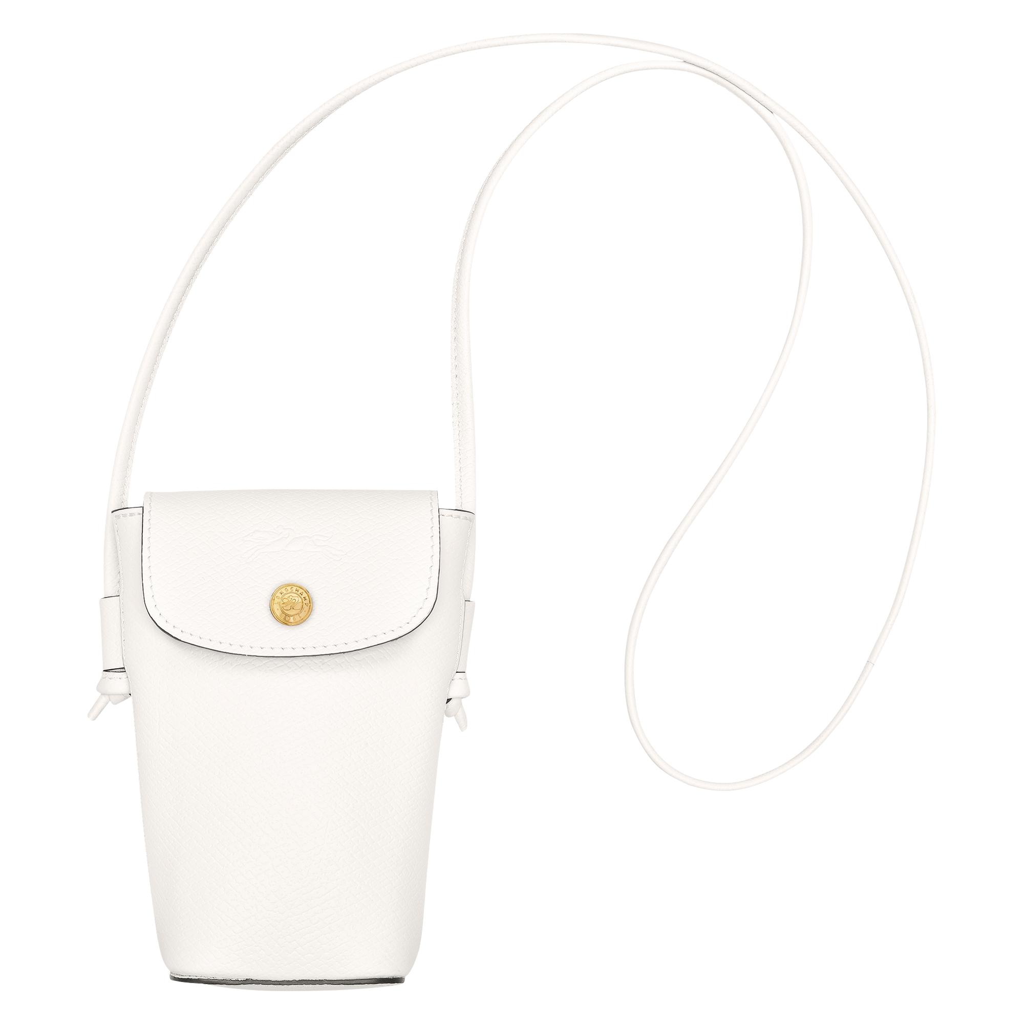 Épure Phone case with leather lace / White - Leather