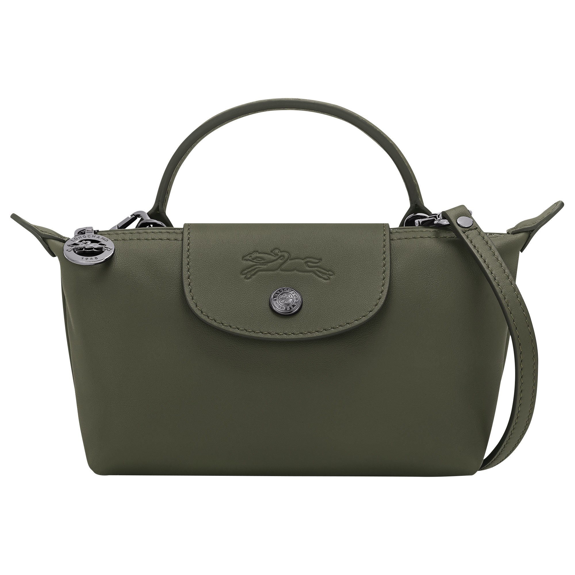 Le Pliage Xtra XS Pouch / Fir - Leather