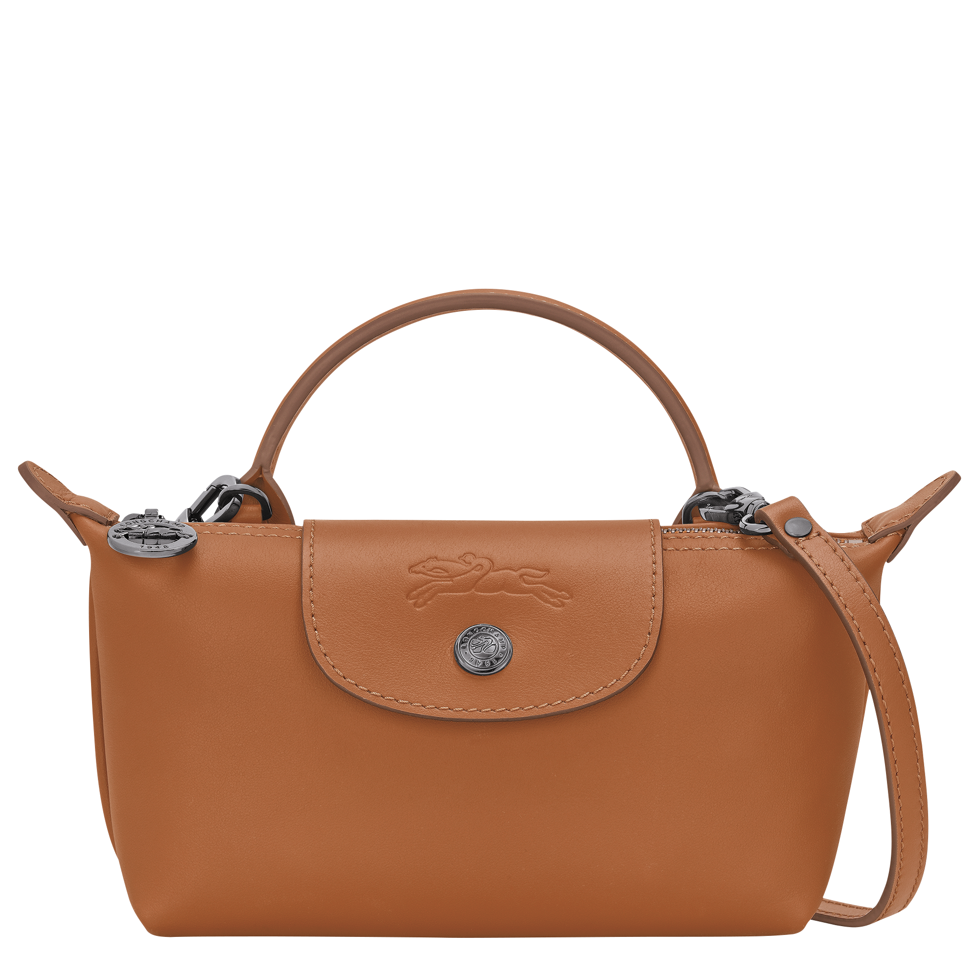 Le Pliage Xtra XS Pouch / Cashew - Leather