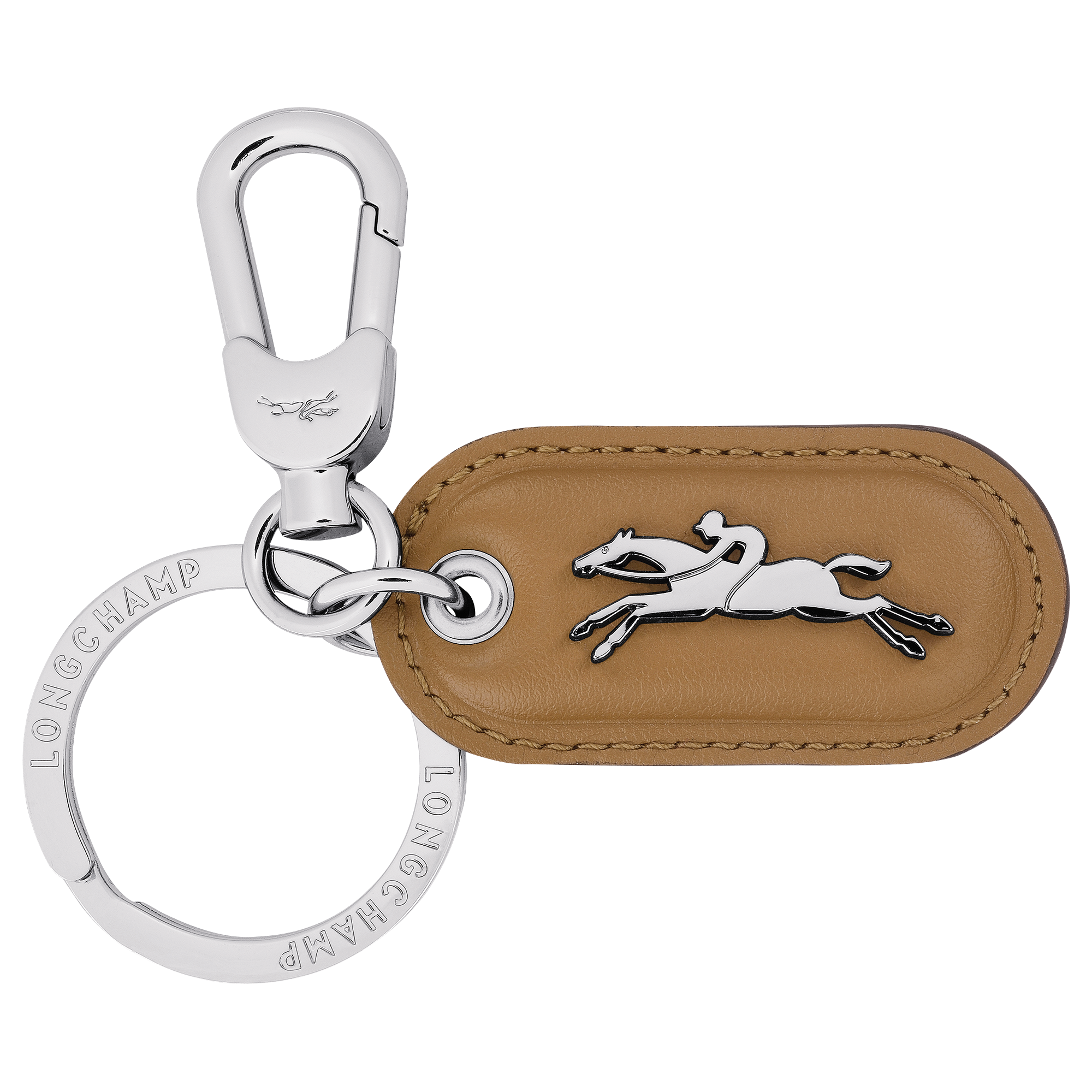 Le Pliage Xtra Key ring / Tobacco - Leather