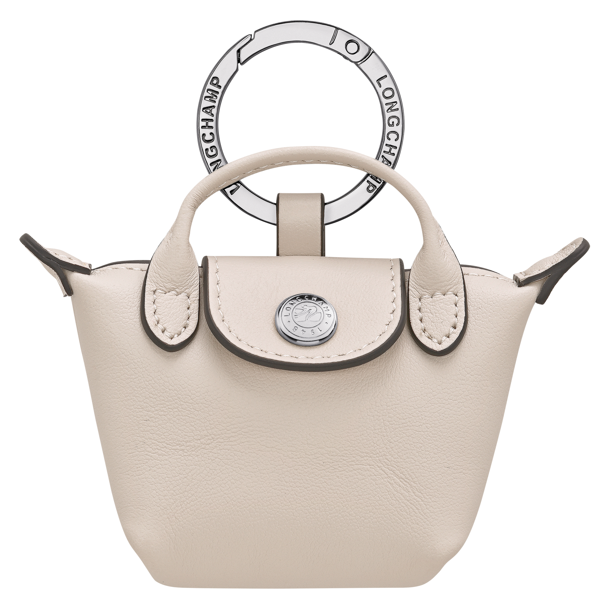 Le Pliage Xtra Key ring / Paper - Leather