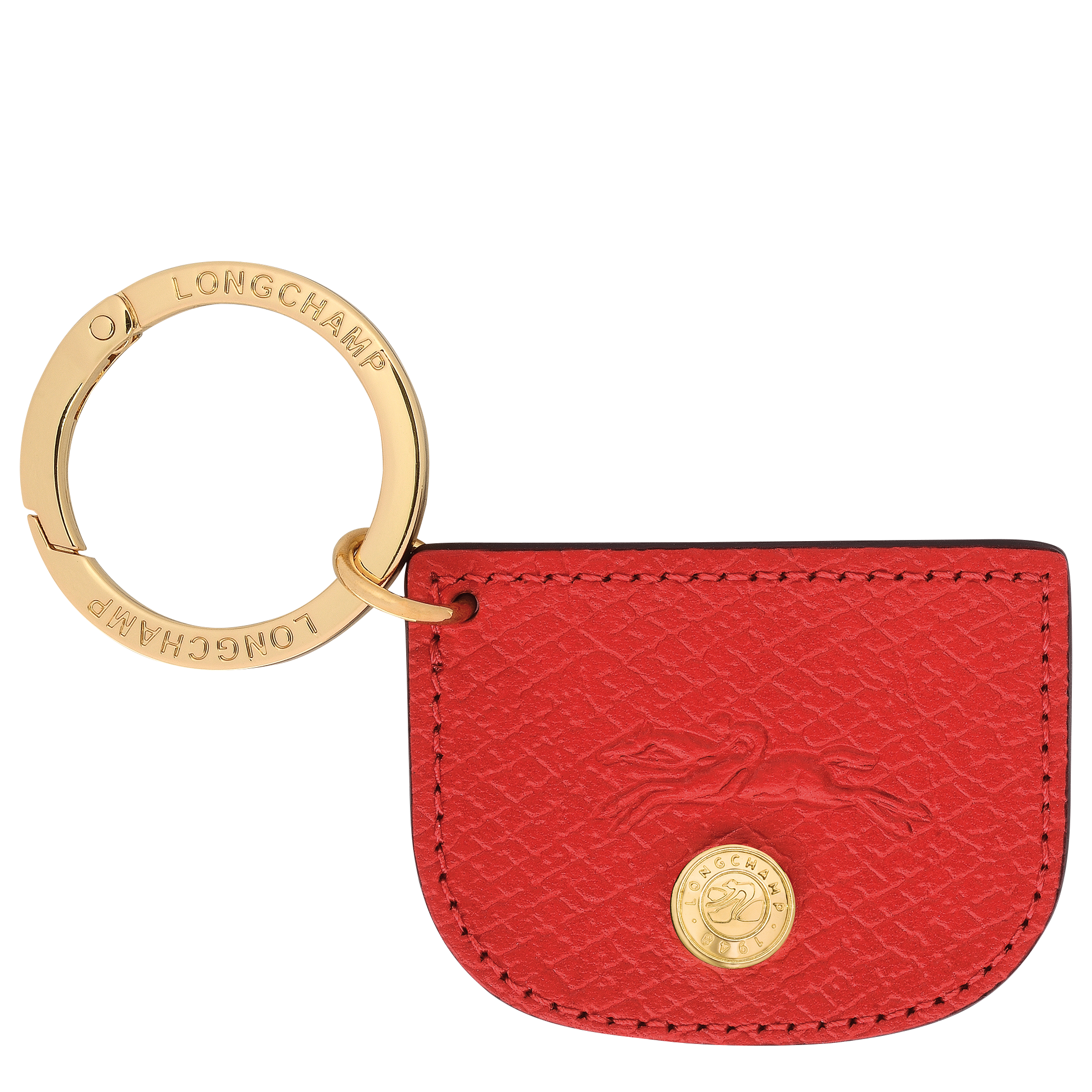 Épure Key ring / Red - Leather