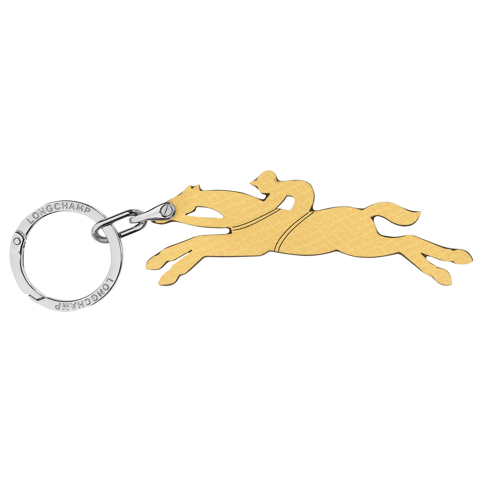 Le Pliage Original Key ring / Yellow Chick - Leather