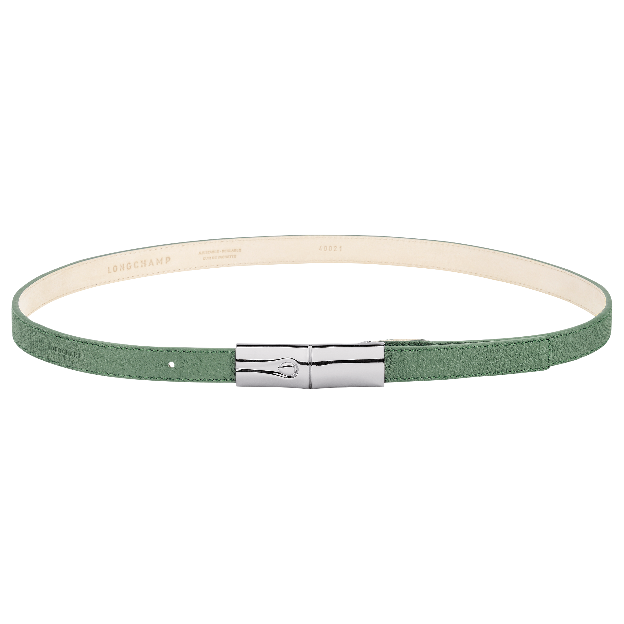 Le Roseau Ladies' belt / Oregano - Leather