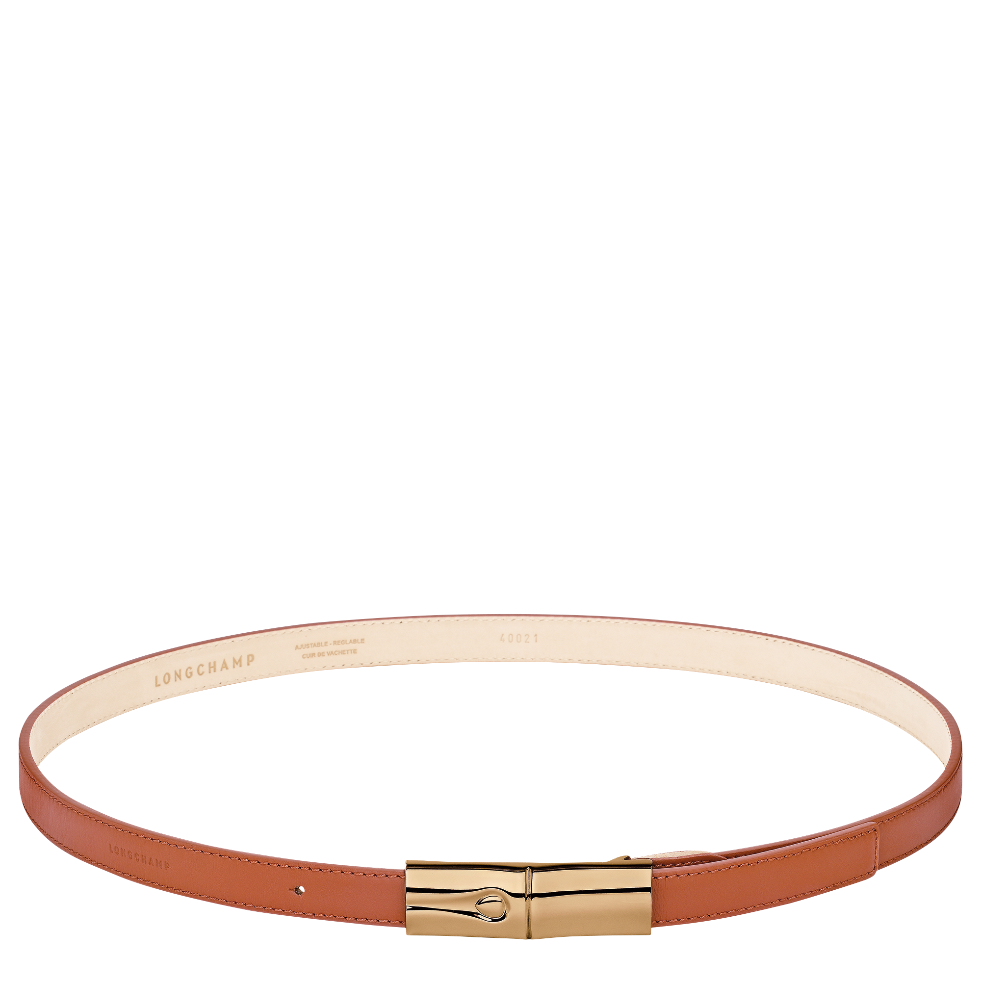Le Roseau Ladies' belt / Bark - Leather