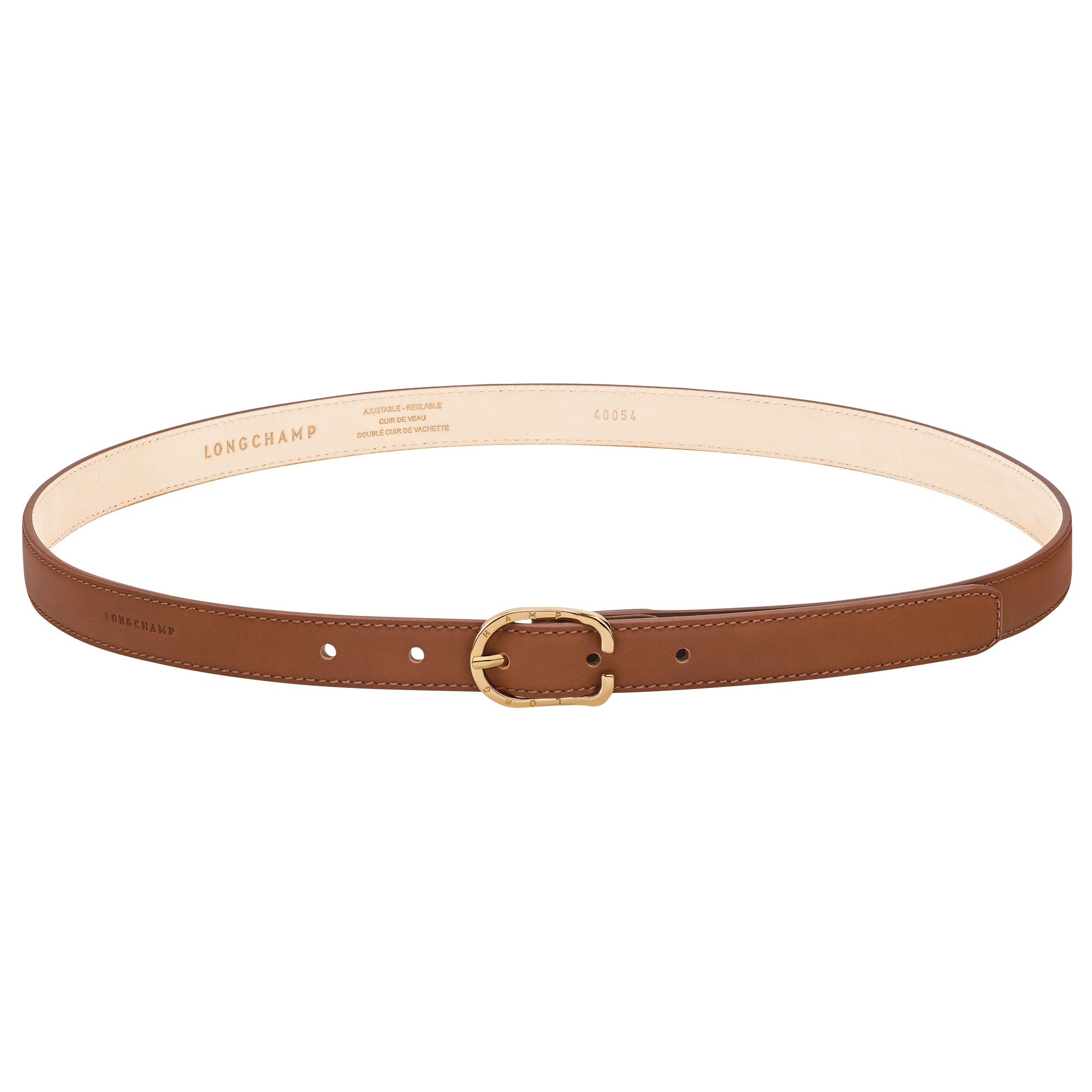 Archive Ladies' belt / Cognac - Leather