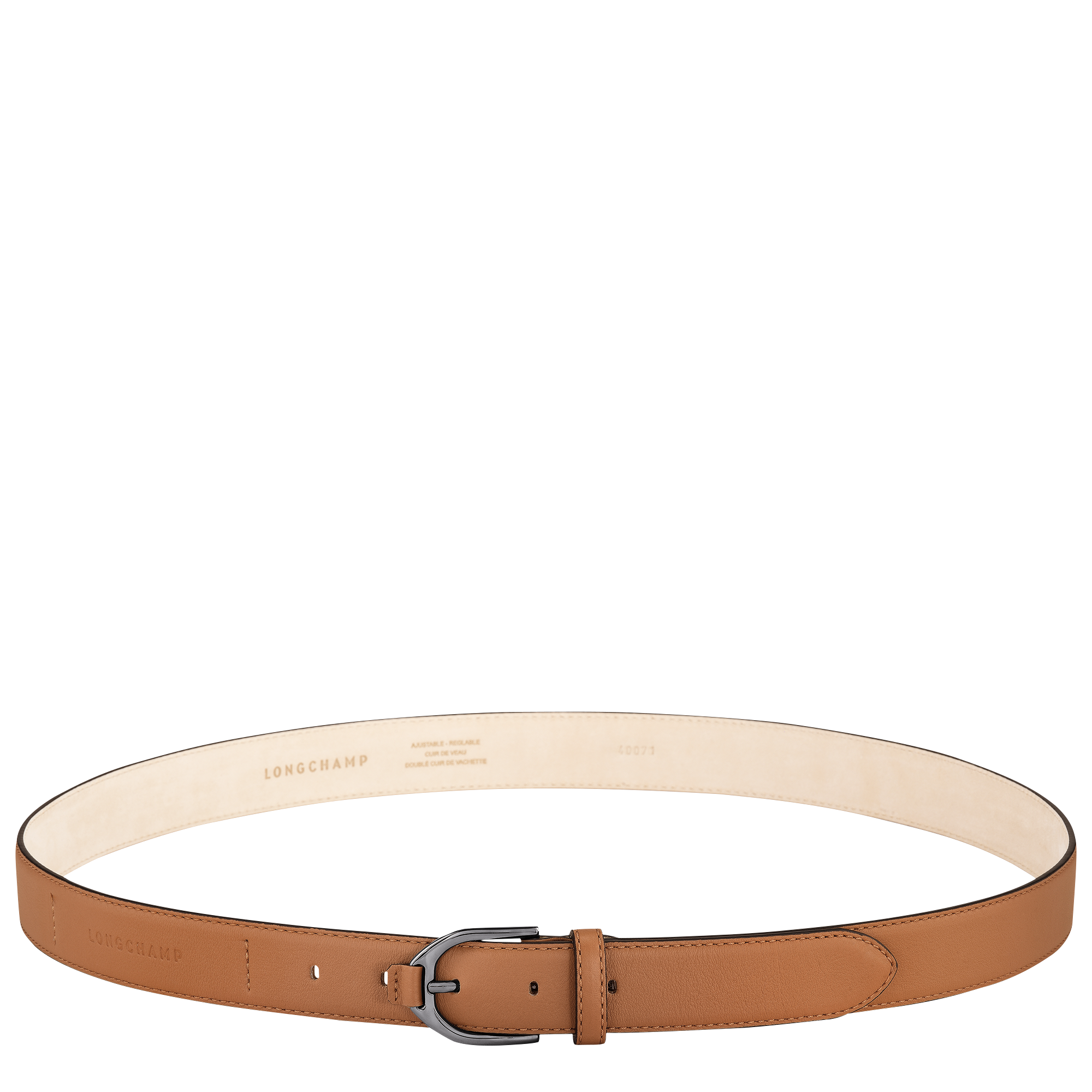 Longchamp 3D Ladies' belt / Natural - Leather