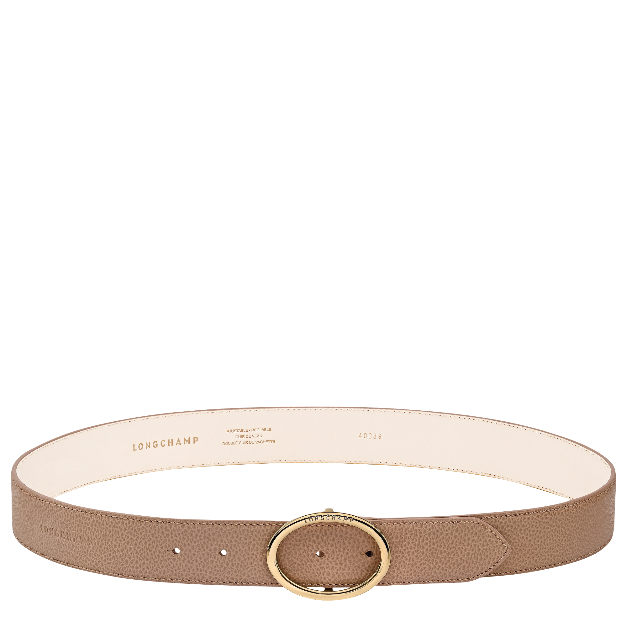 Le Foulonné Ladies' belt / Biscuit - Leather