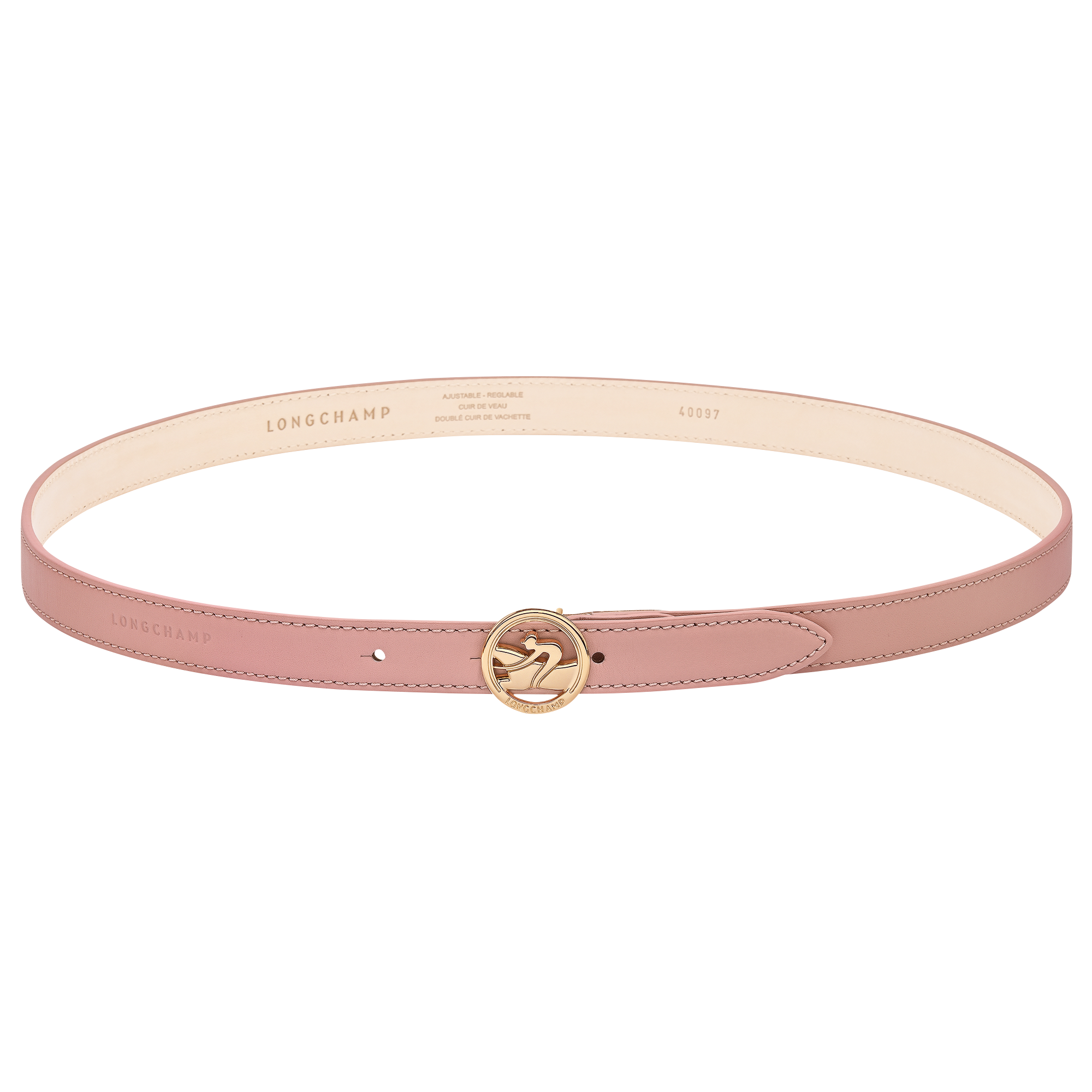 Archive Ladies' belt / Pink Tea - Leather