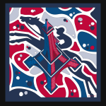 Equestrian Tower Silk scarf 70 / Red - Silk