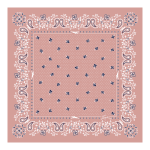 French Bandana Silk scarf 50 / Pink Tea - Silk