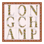 Le Jardin Longchamp Silk scarf 50 / Marmalade - Silk