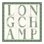 Le Jardin Longchamp Silk scarf 50 / Oregano - Silk