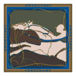 A toute Allure Silk scarf 90 / Khaki - Silk