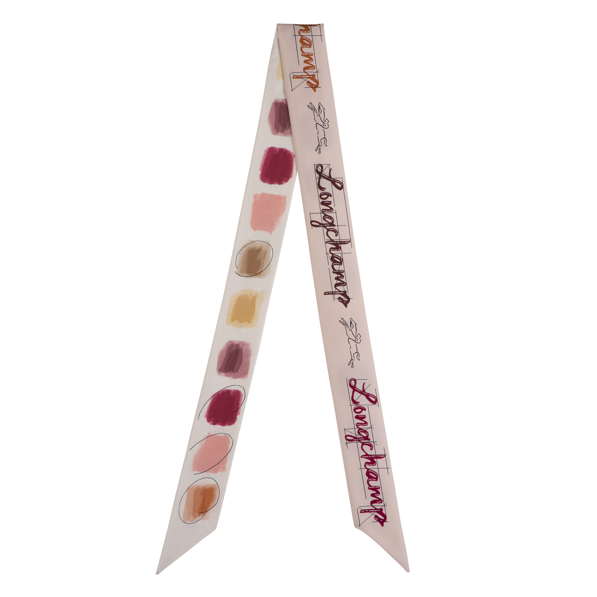 La Palette Longchamp Headband / Petal Pink - Silk