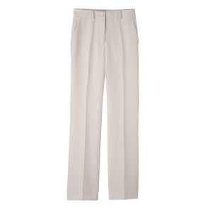 Trousers / Ecru - Crepe