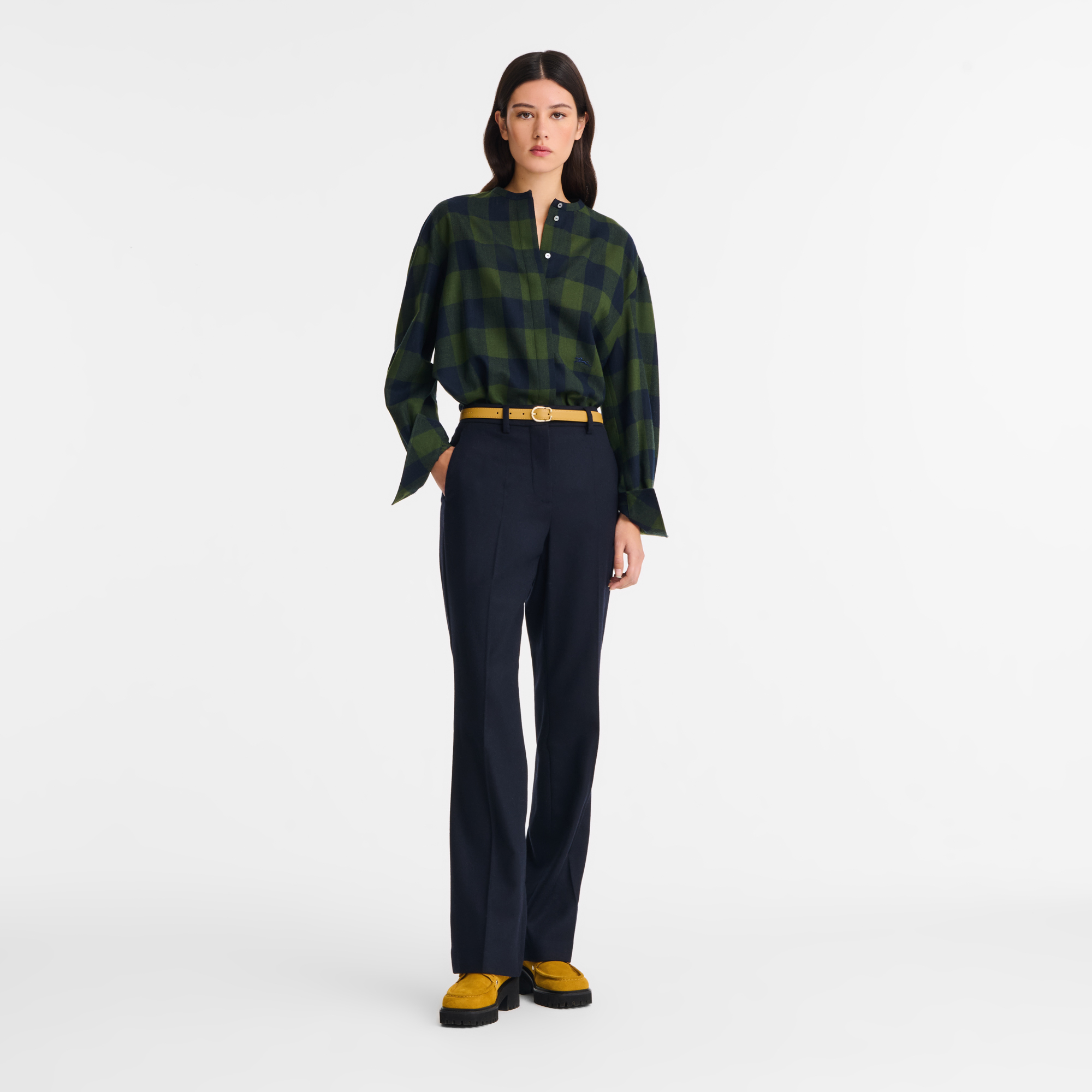 Trousers / Navy - Flannel - Image 2