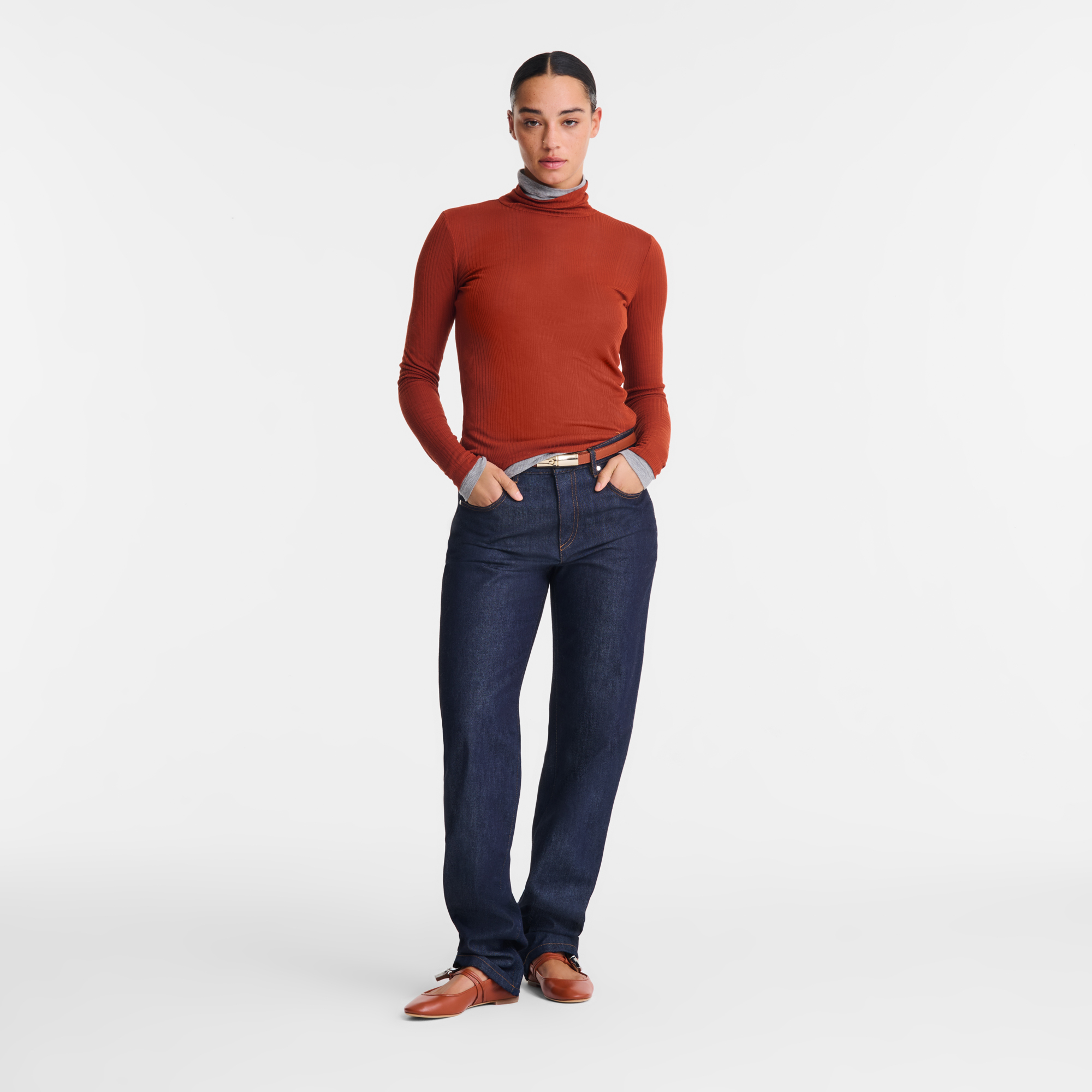 Thin turtleneck sweater / Marmalade - Jersey - Image 2