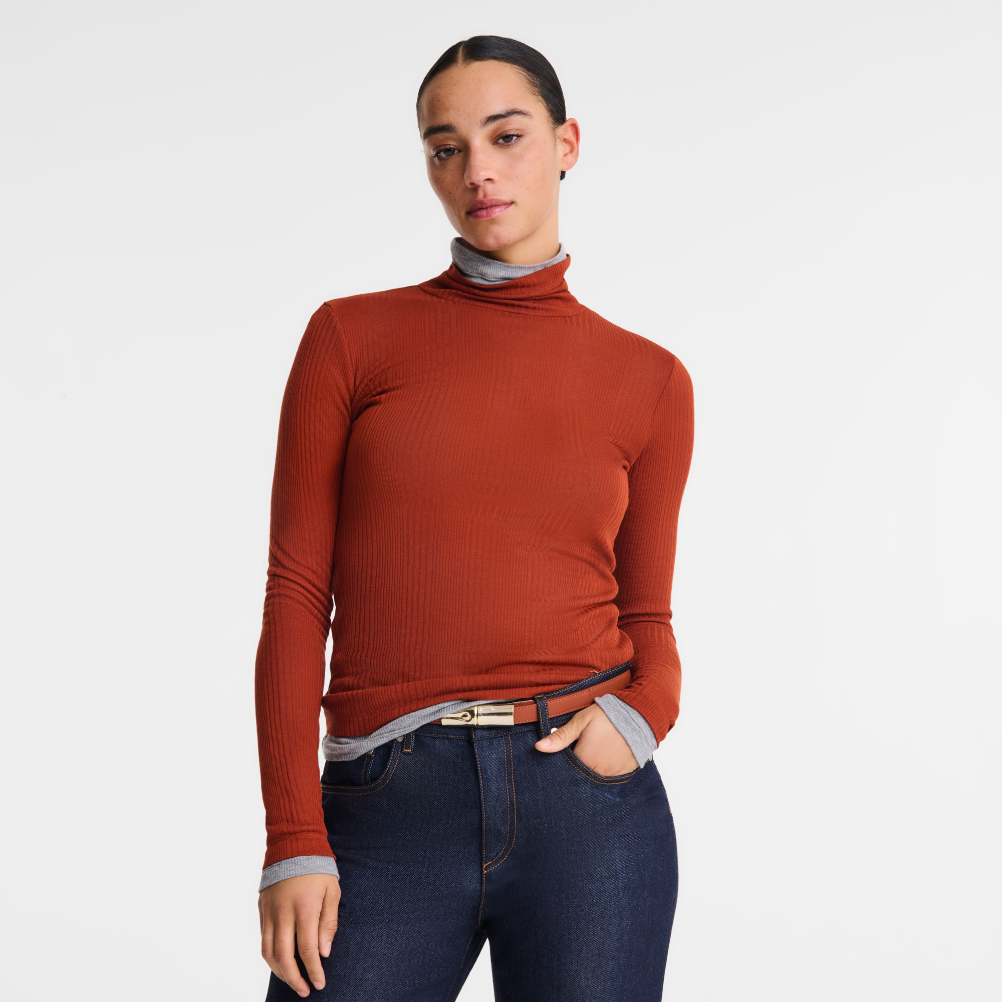 Thin turtleneck sweater / Marmalade - Jersey - Image 4
