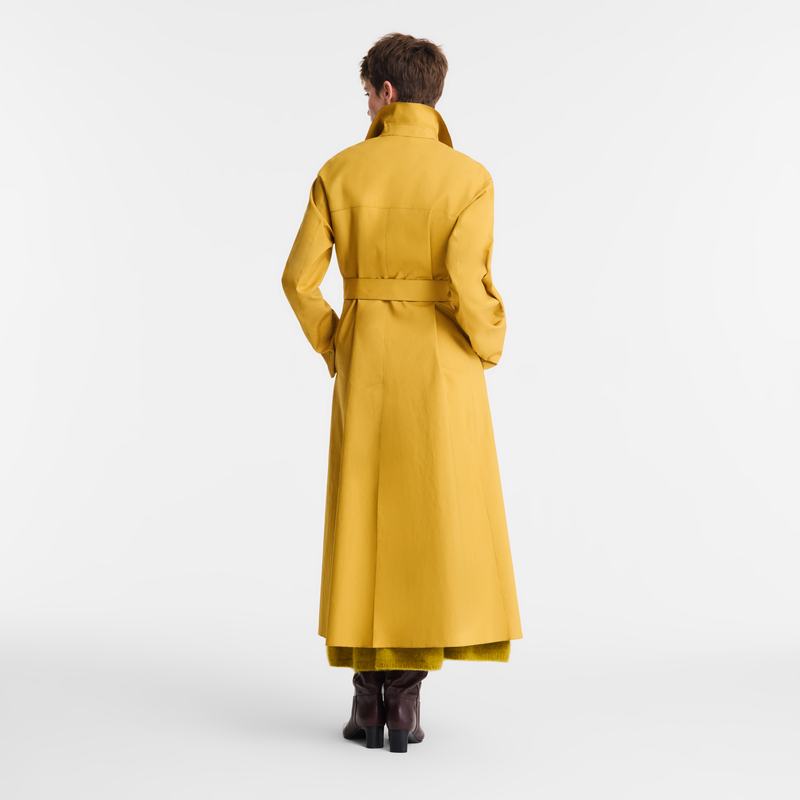 Trench coat / Red - Water-repellent technical canvas - Image 16
