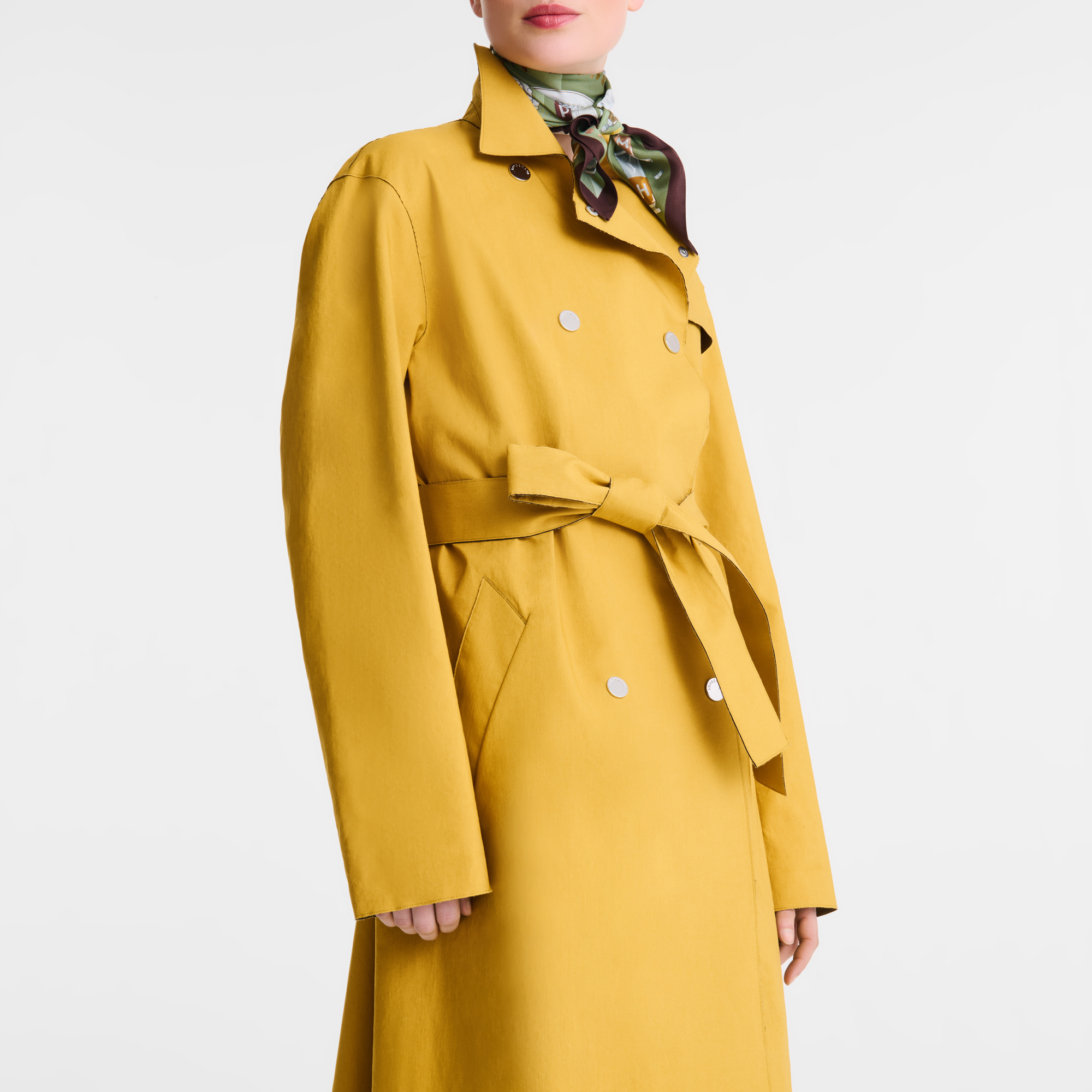 Trench coat / Nutmeg - Water-repellent technical canvas - Image 4