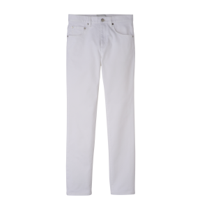Trousers / White - Gabardine