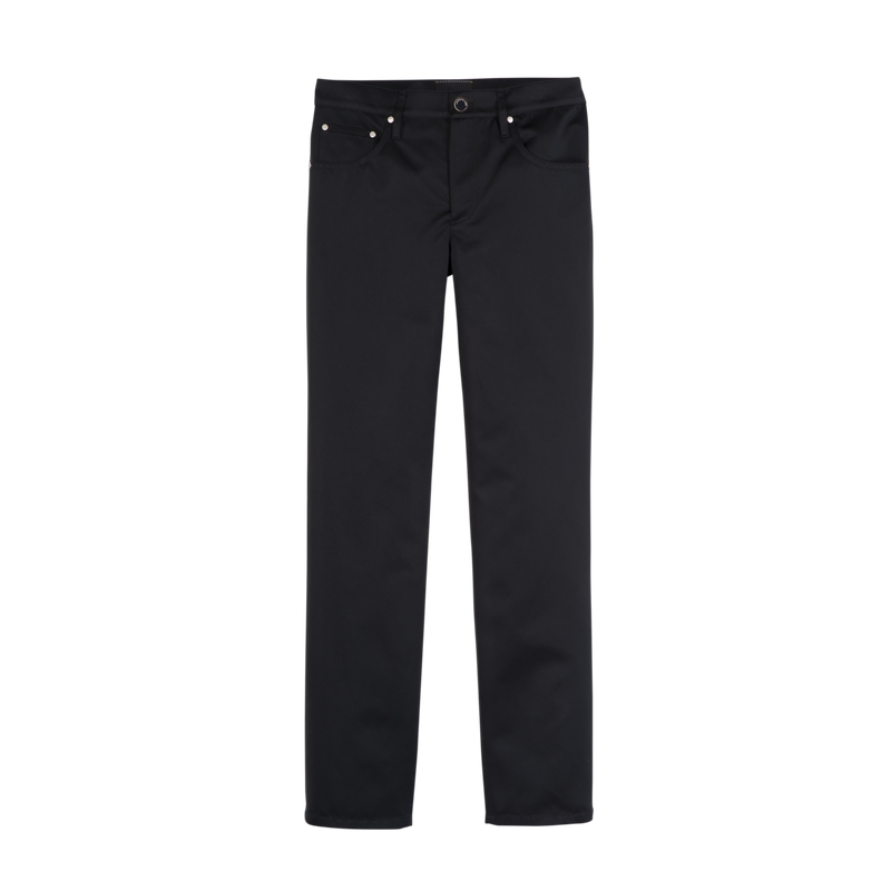 Trousers / Black - Techno satin - Image 8
