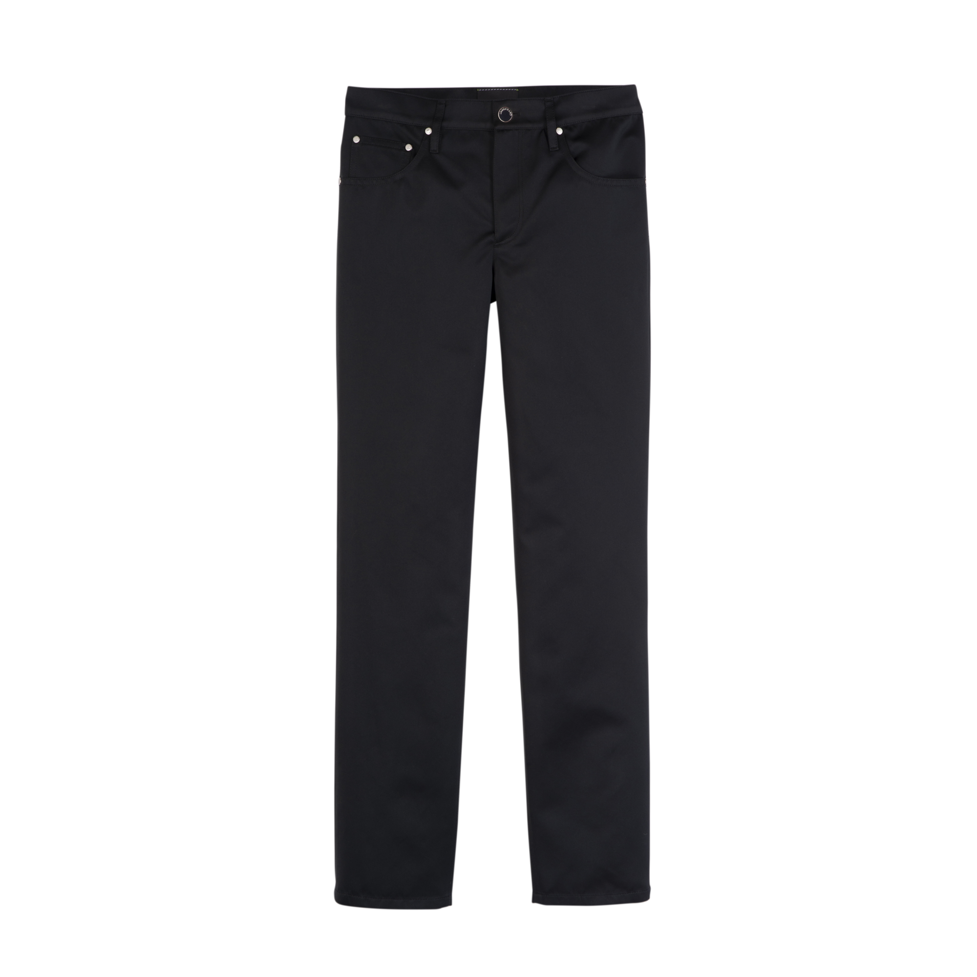 Trousers / Black - Techno satin