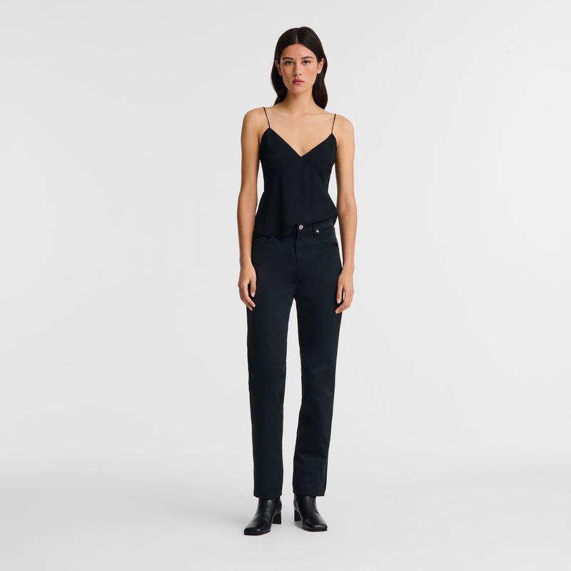 Trousers / Black - Techno satin - Image 13