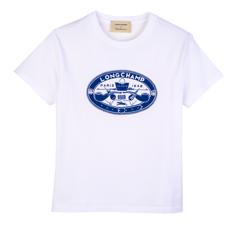 T-shirt / White - Printed jersey - Image 7