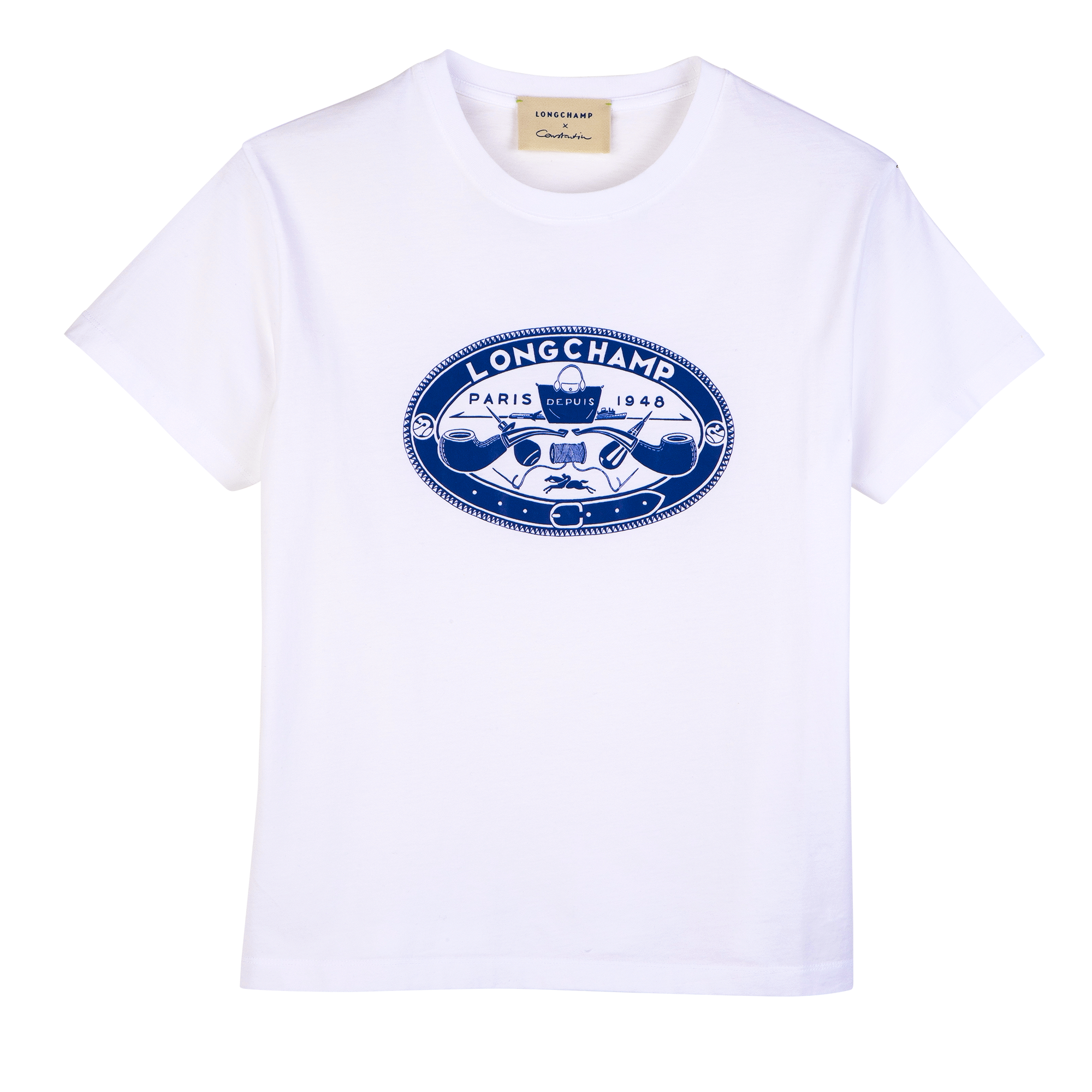 T-shirt / White - Printed jersey